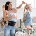 Load image into Gallery viewer, Hipsurfer Hipseat Baby Carrier - Black - Hackerlily