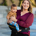 Load image into Gallery viewer, Hipsurfer Hipseat Baby Carrier - Black - Hackerlily
