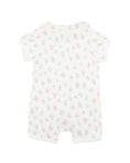 Load image into Gallery viewer, Anya Ditsy Print Organic SS Zip Romper