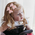 Load image into Gallery viewer, Baby Pink Piggy Tail Hair Clips - Pair