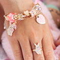 Load image into Gallery viewer, Floral Dreams Bunny Charm Bracelet
