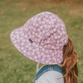 Load image into Gallery viewer, Lana - Kids Ponytail Bucket Flap Sun Hat - Bedhead Hats