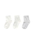 Load image into Gallery viewer, Pale Grey Socks - 3 Pack