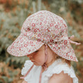 Load image into Gallery viewer, Ramble/Rosa - Reversible 'Lounger' Flap Sun Hat - Bedhead Hats