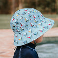 Load image into Gallery viewer, Sails - Kids Classic Swim Bucket Beach Hat - Bedhead Hats