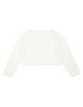 Load image into Gallery viewer, Ivory Scalloped Edge Knitted Cardigan