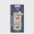 Load image into Gallery viewer, BIBS - Glow Colour Pacifier - S1 - Blush/Vanilla