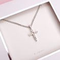 Load image into Gallery viewer, Diamante Cross Necklace
