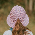 Load image into Gallery viewer, Lana - Kids Ponytail Bucket Flap Sun Hat - Bedhead Hats