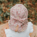 Load image into Gallery viewer, Ramble/Rosa - Reversible 'Lounger' Flap Sun Hat - Bedhead Hats