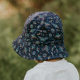 Load image into Gallery viewer, Space - Toddler Bucket Flap Sun Hat - Bedhead Hats