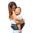 Load image into Gallery viewer, Hipsurfer Hipseat Baby Carrier - Black - Hackerlily