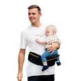 Load image into Gallery viewer, Hipsurfer Hipseat Baby Carrier - Black - Hackerlily