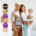 Load image into Gallery viewer, Hipsurfer Hipseat Baby Carrier - Fossil - Hackerlily