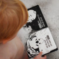 Load image into Gallery viewer, Duckie Goes On An Adventure Black and White Bath Book