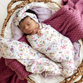Load image into Gallery viewer, Gracie Organic Jersey Wrap & Topknot Set - Snuggle Hunny