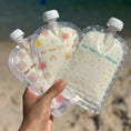Load image into Gallery viewer, Sinchies Reusable Food Pouch (150ml) - Checkmate Blush