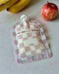 Load image into Gallery viewer, Sinchies Reusable Food Pouch (150ml) - Checkmate Blush