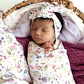 Load image into Gallery viewer, Gracie Organic Jersey Wrap & Topknot Set - Snuggle Hunny