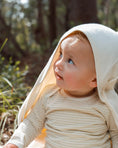 Load image into Gallery viewer, Organic Baby Hooded Bath Towel