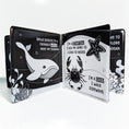 Load image into Gallery viewer, Duckie Goes On An Adventure Black and White Bath Book