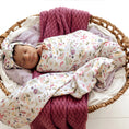 Load image into Gallery viewer, Gracie Organic Jersey Wrap & Topknot Set - Snuggle Hunny