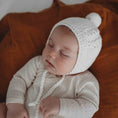 Load image into Gallery viewer, Ivory Merino Wool Bonnet & Booties