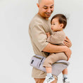 Load image into Gallery viewer, Hipsurfer Hipseat Baby Carrier - Fossil - Hackerlily