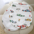 Load image into Gallery viewer, Little Racers Organic Cotton Burp Cloth - Snuggle Hunny