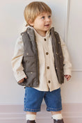 Load image into Gallery viewer, Rudi Puffer Vest - Acorn Wolf