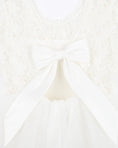 Load image into Gallery viewer, Lace Bodice With Back Bow Dress Mid Calf Length