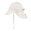Load image into Gallery viewer, Steel/Flax - 'Roamer' Baby Reversible Teddy Flap Sun Hat - Bedhead Hats