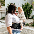Load image into Gallery viewer, Hipsurfer Hipseat Baby Carrier - Black - Hackerlily