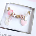 Load image into Gallery viewer, Floral Dreams Bunny Charm Bracelet