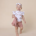 Load image into Gallery viewer, Pony Pals - Short Sleeve Organic Bodysuit with Frill