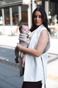 Load image into Gallery viewer, Two Can Baby Carrier - Houndstooth Beige Tweed