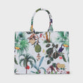 Load image into Gallery viewer, Tropical Jungle - Book Tote Bag - Queen Of Hearts