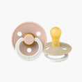 Load image into Gallery viewer, BIBS - Round Pacifier - Glow - S2 - Blush/Vanilla