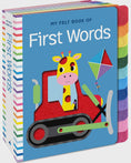 Load image into Gallery viewer, Chunky Felt Tabbed Book - First Words