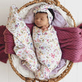 Load image into Gallery viewer, Gracie Organic Jersey Wrap & Topknot Set - Snuggle Hunny
