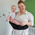 Load image into Gallery viewer, Waistband Extender Black - Hipsurfer Hipseat Baby Carrier - Hackerlily
