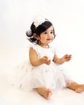 Load image into Gallery viewer, Ivory Chiffon Flower Headband