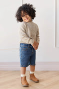 Load image into Gallery viewer, Noah Short - Mid Wash Denim