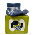 Load image into Gallery viewer, Rubber Soled Socks - Stripe Navy