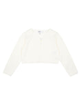 Load image into Gallery viewer, Ivory Scalloped Edge Knitted Cardigan