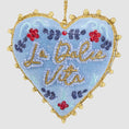 Load image into Gallery viewer, La Dolce Vita Heart Hanging Christmas Tree Decoration