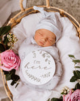 Load image into Gallery viewer, Silver Gum | Snuggle Swaddle & Beanie Set