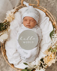 Load image into Gallery viewer, Silver Gum | Snuggle Swaddle & Beanie Set