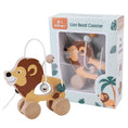 Load image into Gallery viewer, Lion Bead Coaster | Wooden Toy
