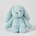 Load image into Gallery viewer, Aqua Bunny Small Success: A cheerful aqua rabbit plush toy, perfect for cuddles and playtime.